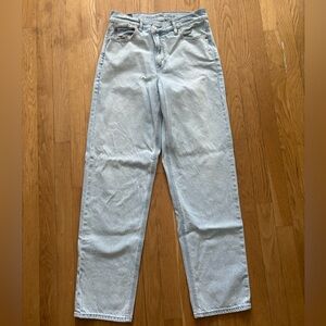 AE Strigid Highest Waist Crossover Baggy Straight Jean